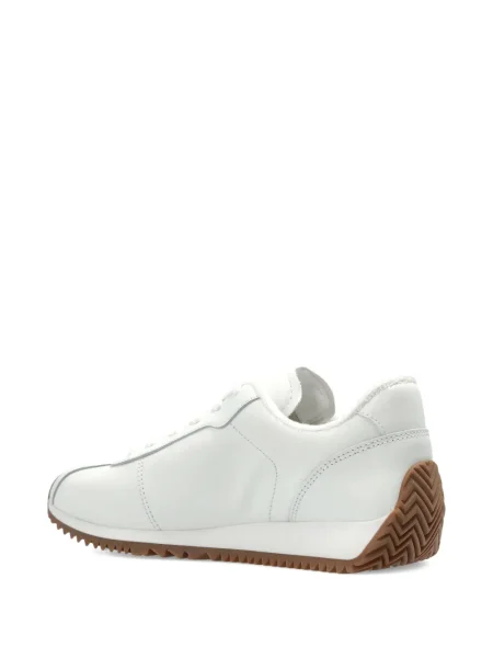 Δερμάτινα sneakers Michael Michael Kors με κορδόνια λευκό