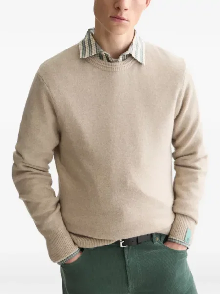 Lung pulover Scotch & Soda cu decolteu rotund