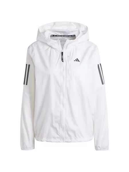 ADIDAS PERFORMANCE Sportska jakna Own The Run crna bijela