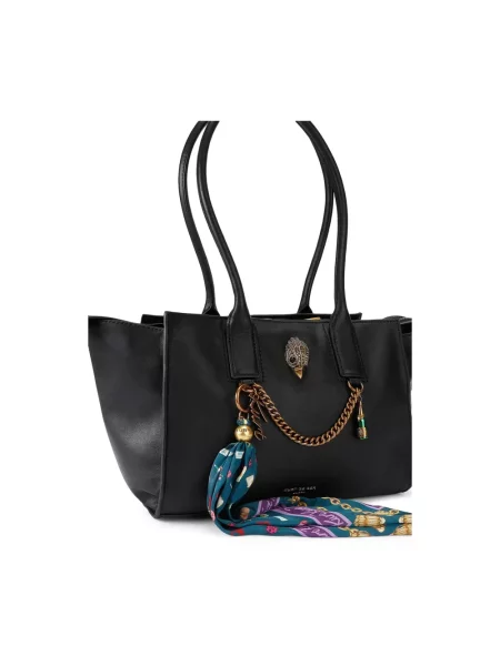 Shopperka Kurt Geiger London skórzana czarna