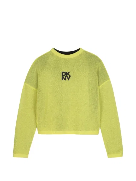 Sweter dziecięcy Dkny zielony
