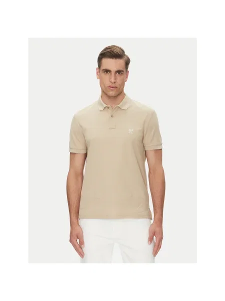 Tommy Hilfiger Pólóing Regular Fit bézs