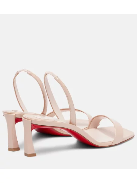Sandale Christian Louboutin din piele bej