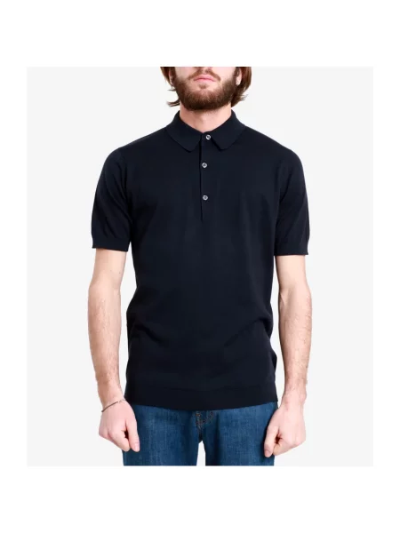 Koszulka polo John Smedley niebieska