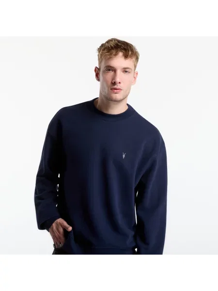 Φούτερ AllSaints Asher Crew Sapphire Blue M μπλε