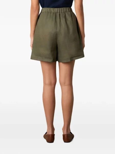 Ленен ленени шорти Brooks Brothers зелено