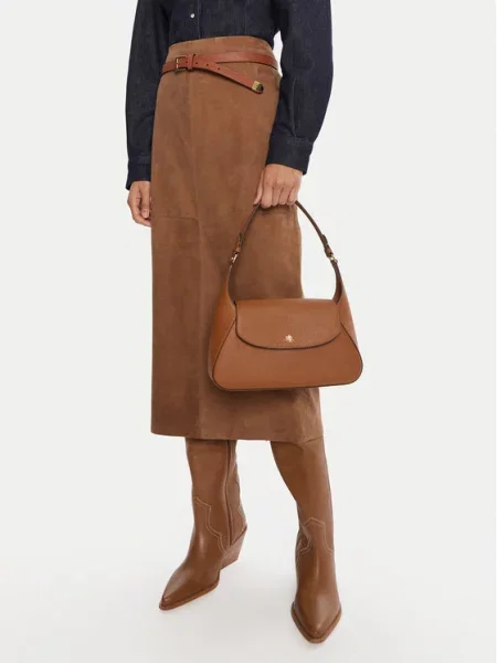Torebka LAUREN RALPH LAUREN brązowa