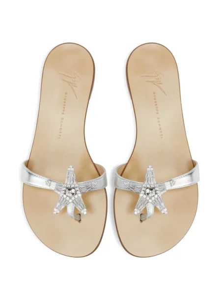 Sandale Giuseppe Zanotti argintiu