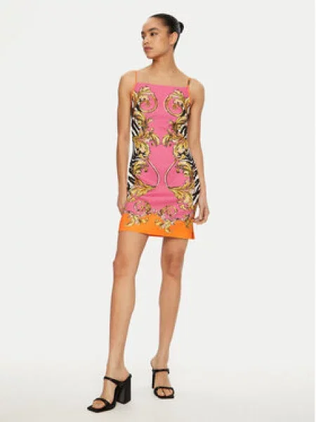 Versace Jeans Couture Letní šaty Růžová černé