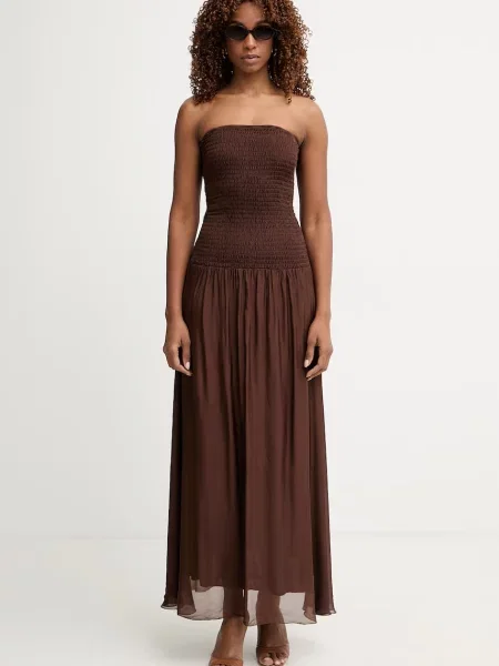 Haveone сукня з шовком