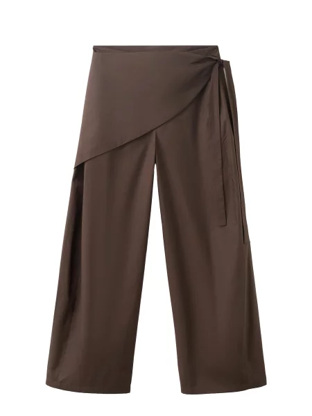 MANGO Pantaloni MILOS ciocolatiu