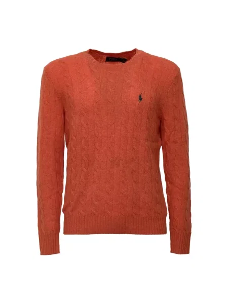 Sweter Polo Ralph Lauren pomarańczowy