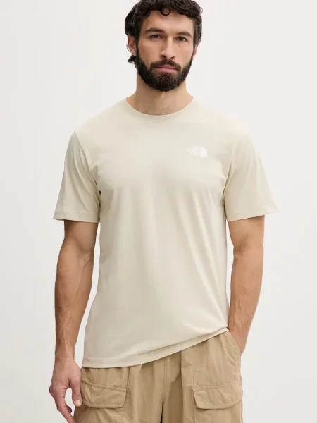 The North Face t-shirt Ανδρικό με CELEBRATION μπεζ