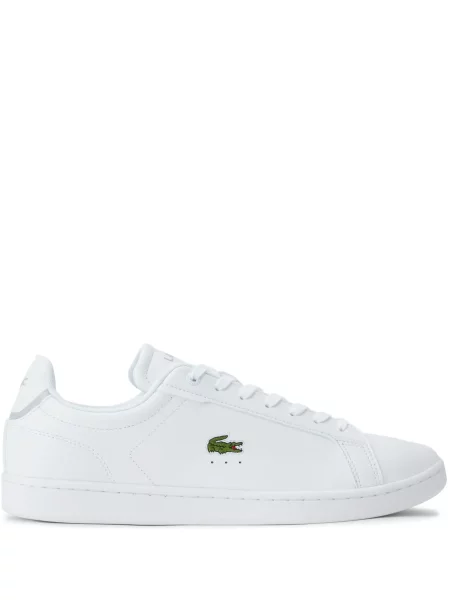 Sneakerși Lacoste din piele alb