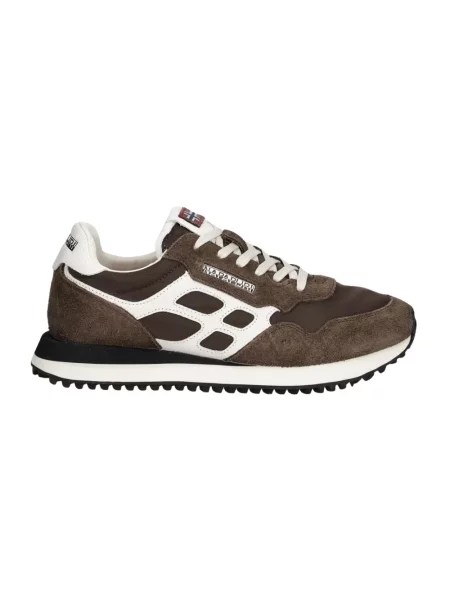 Sneakersy Napapijri zamszowe brązowe