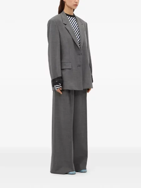 Pantaloni Msgm cu imagine gri