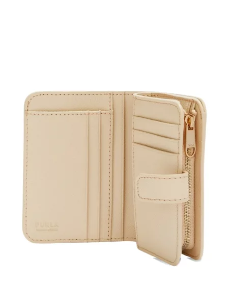Portofel Furla din piele clasic roz