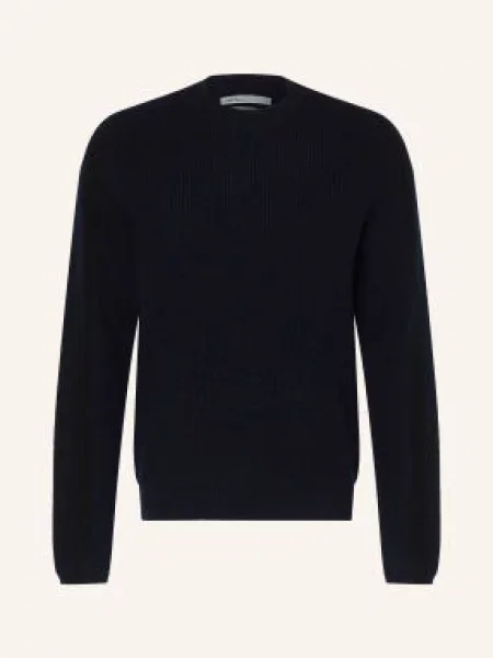 Allsaints Sweter Hawke blau granatowy