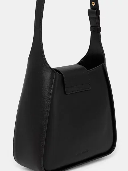 Geanta de piele Karl Lagerfeld K/Signature negru