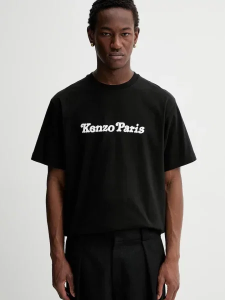Kenzo tricou din x Verdy cu imprimeu negru