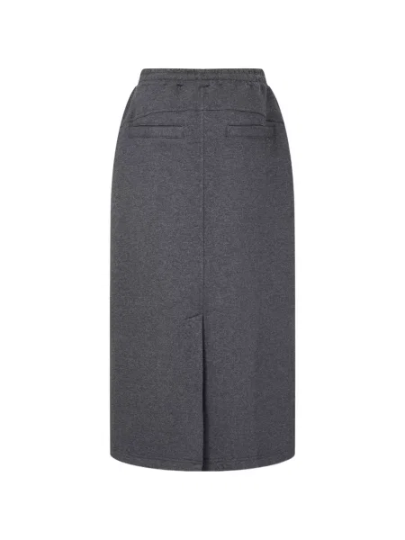 Fustă midi Tomboy cu cordon gri