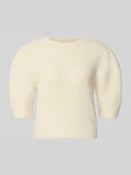 Sweter z dzianiny o kroju regular fit z dodatkiem wełny model ‘NOVAH’ Vero Moda