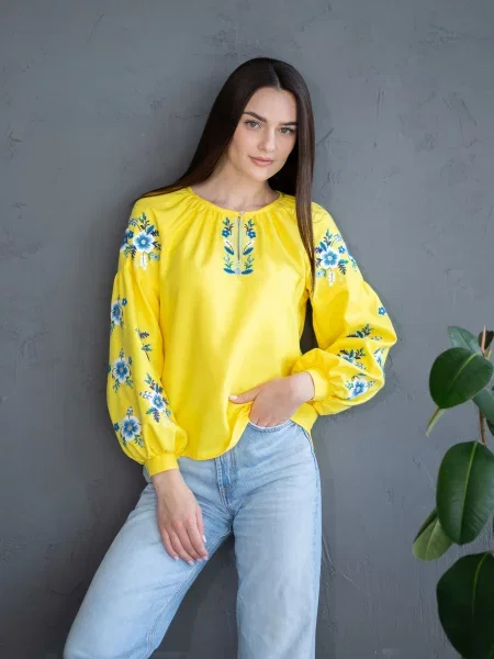 Рубашка Edelvika желтая