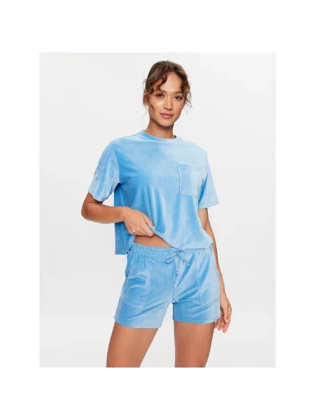 Hunkemöller Zgornji del pižame Comfortable Fit modra