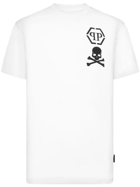 Tricou Philipp Plein alb