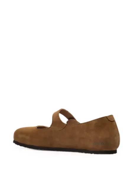 Презрамки балеринки Birkenstock с катарама кафяво