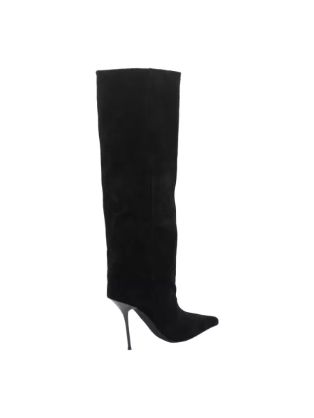 Botine Jeffrey Campbell din piele de căprioară negru