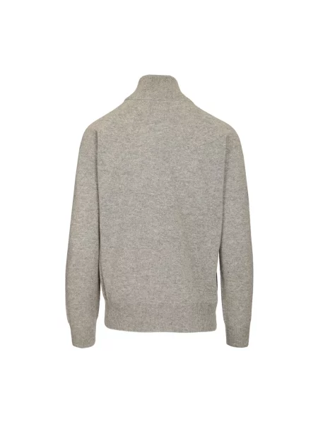 Sweter z golfem Emporio Armani szary
