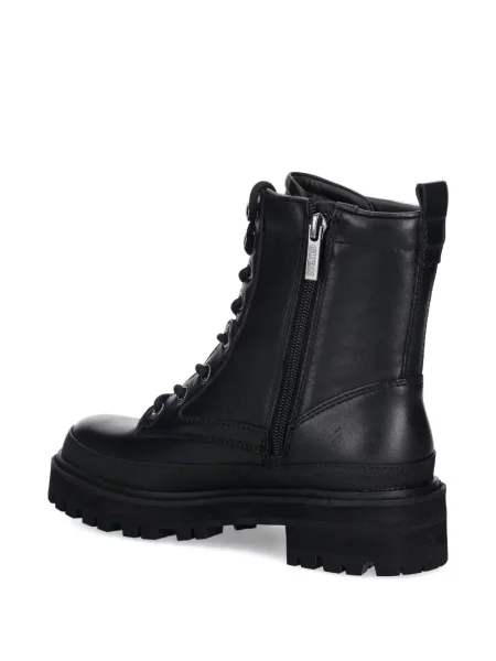 Боти Guess с връзки с дантела черно