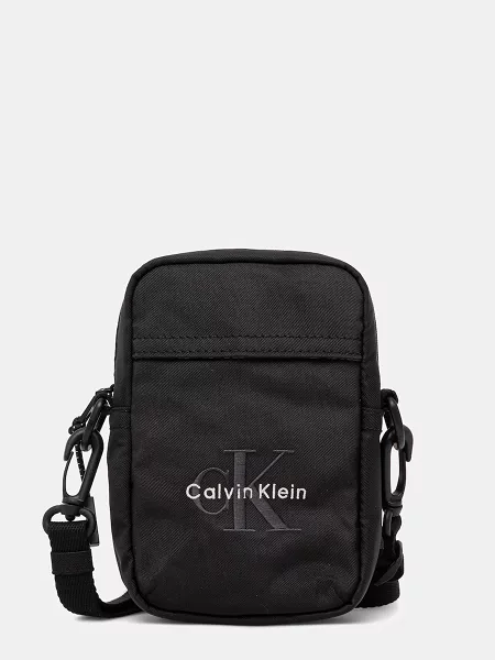 Calvin Klein Geantă de umăr / alb negru