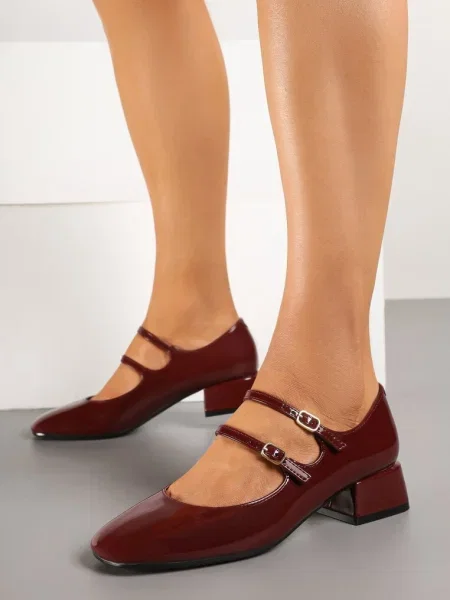 Pantofi casual Omeisa bordo
