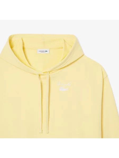 Lacoste толстовка Oversized Fit жовта
