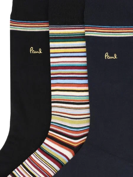 Șosete Paul Smith cu dungi negru