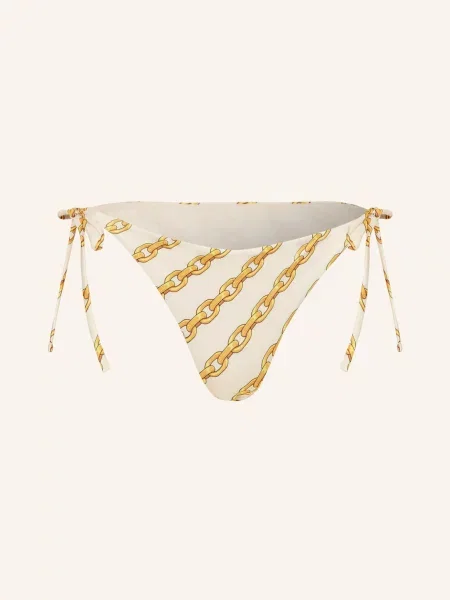 Versace Trojúhelníkové Bikinové Kalhotky béžová/ zlatá béžové