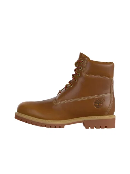TIMBERLAND Bocanci cu șireturi HERITAGE coniac maro