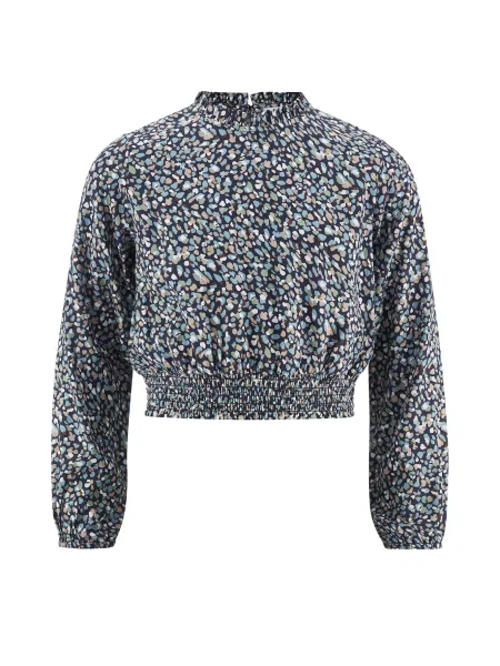 Happy girls Tricou bleumarin / deschis / maro mokka / verde deschis albastru