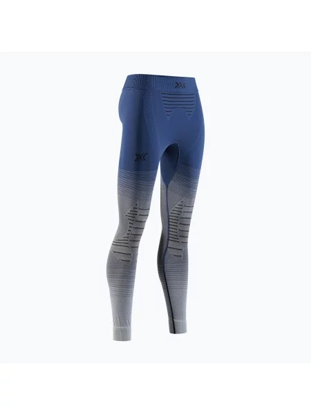 Pantaloni termoactivi pentru femei X-Bionic Invent Fx marine/grey/light grey gri