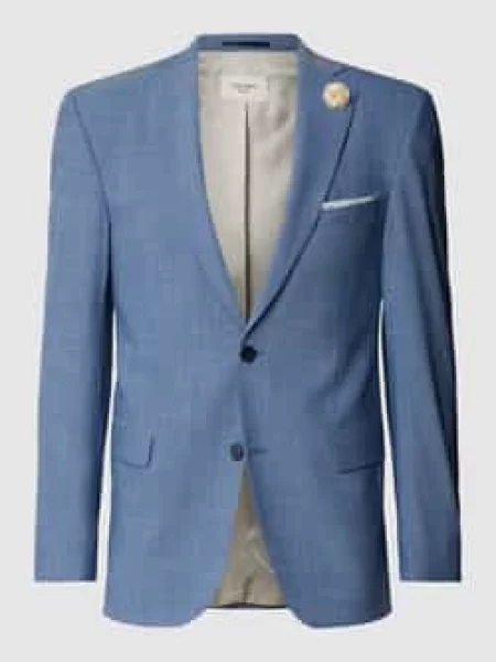 Marynarka o kroju slim fit zapinana na dwa model ‘Shelby’ Carl Gross niebieska