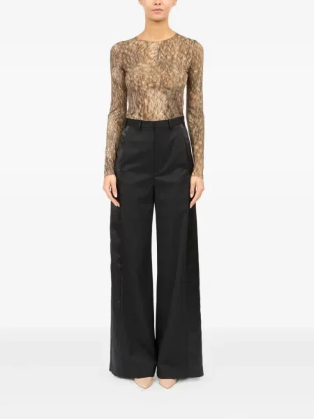 Pantaloni Mm6 Maison Margiela negru