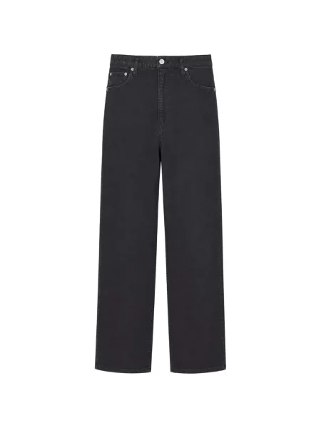 Pantaloni Visvim de catifea cord negru