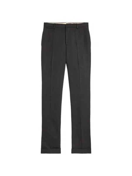 Pantaloni Ralph Lauren Rrl cu model herringbone gri