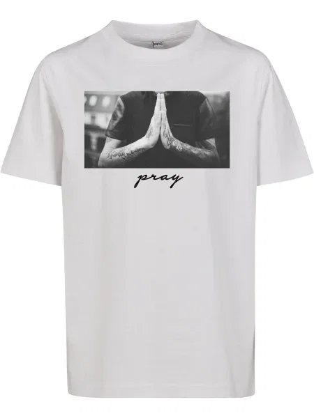 Tricou copii Mister Tee alb