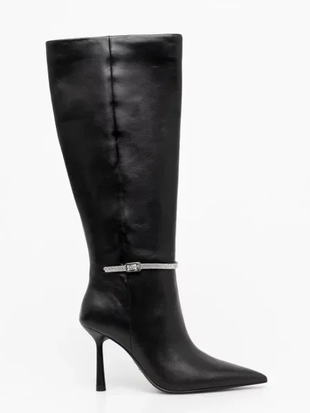 Чоботи Steve Madden Abbey RD-R на шпильці чорний