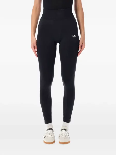 Leggings Adidas cu imagine negru