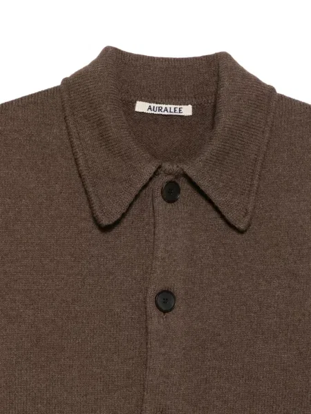 Cardigan Auralee de lână maro