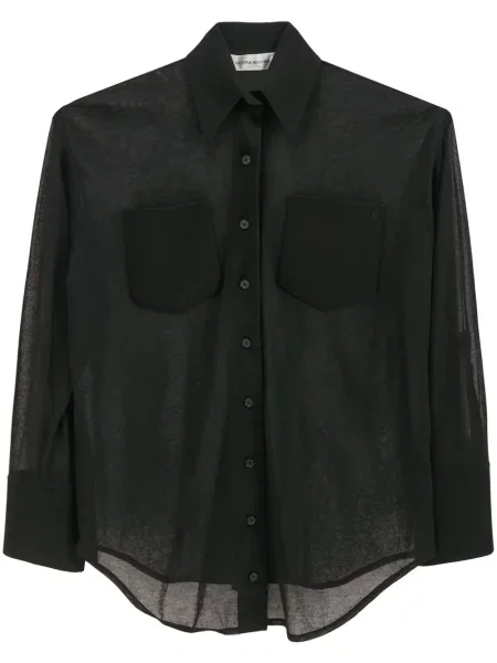 Cămașă Victoria Beckham negru